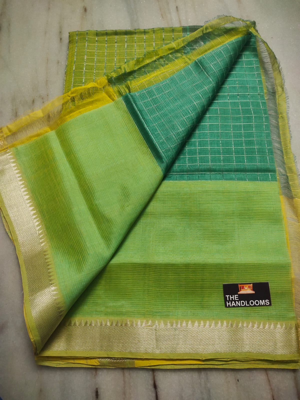 Mangalagiri handloom pure pattu by cotton saree