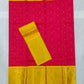 Mangalagiri kuppadam pattu kanchi border lehenga jacket set