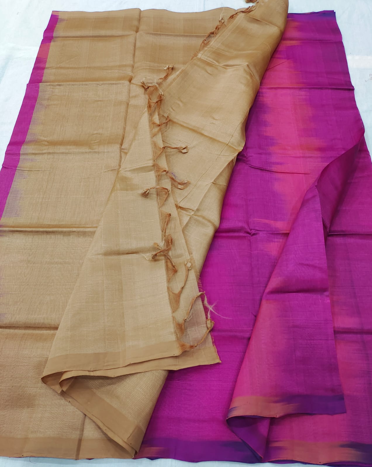 Mangalagiri pattu ikkat pallu saree