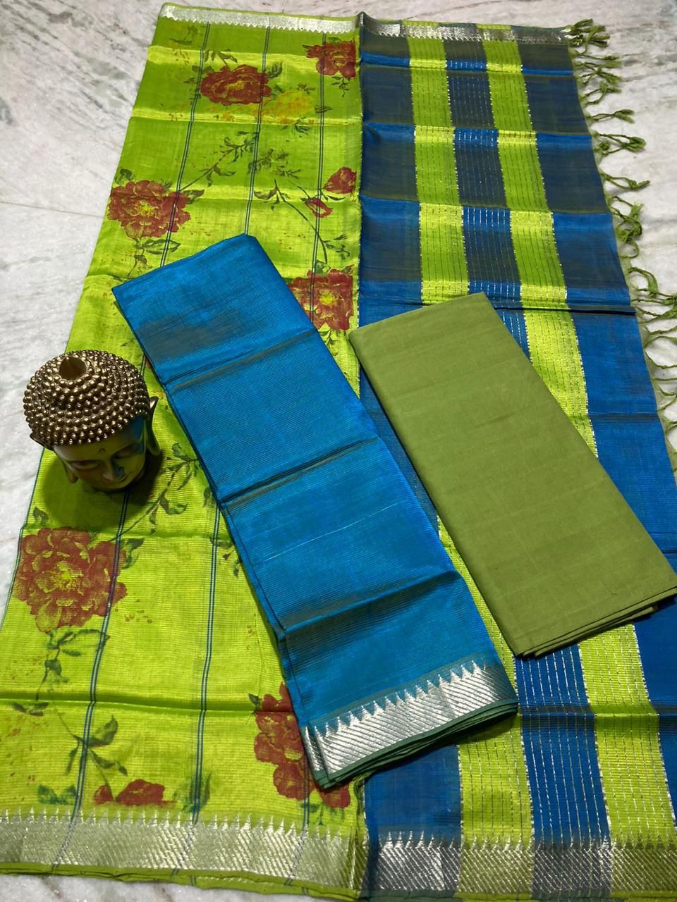 Mangalagiri Dress Material 01207 | Mangalagiri Cottons