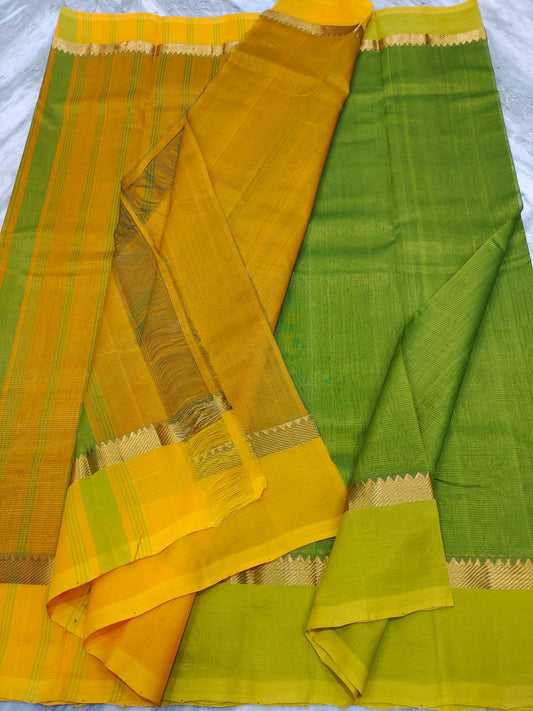 Mangalagiri pattu plain saree