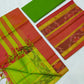 Mangalagiri pattu pochampalli border dress material set
