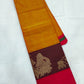 Mangalagiri pure cotton beautiful thread border saree - Vannamayil Fashions