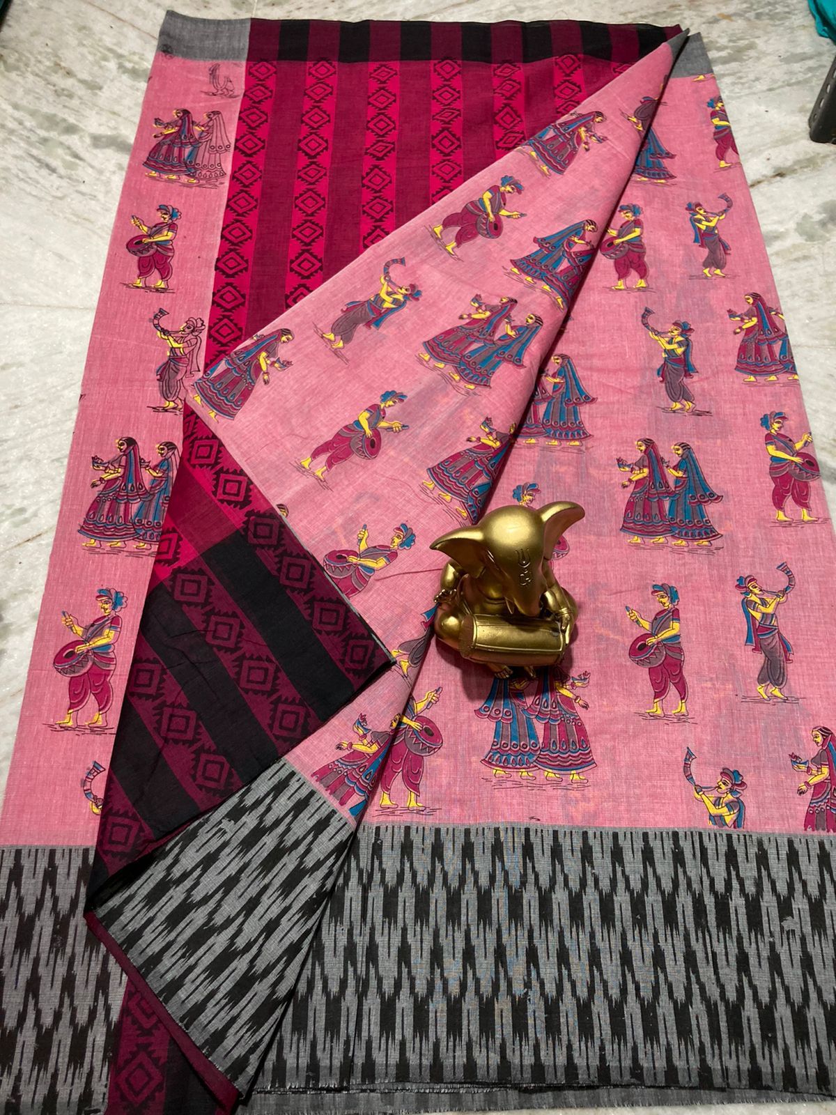 Aab Khadi 1 Fancy Pure Cotton Khadi Sarees Wholesale