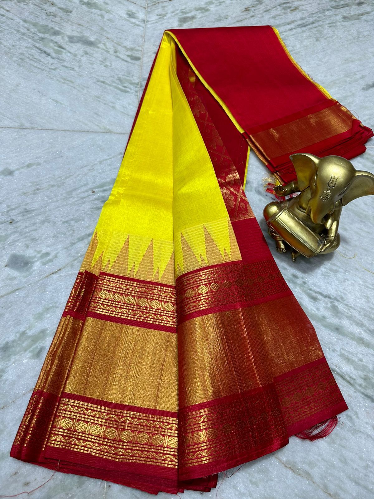 Mangalagiri pure kuppatam pattu silk cotton saree