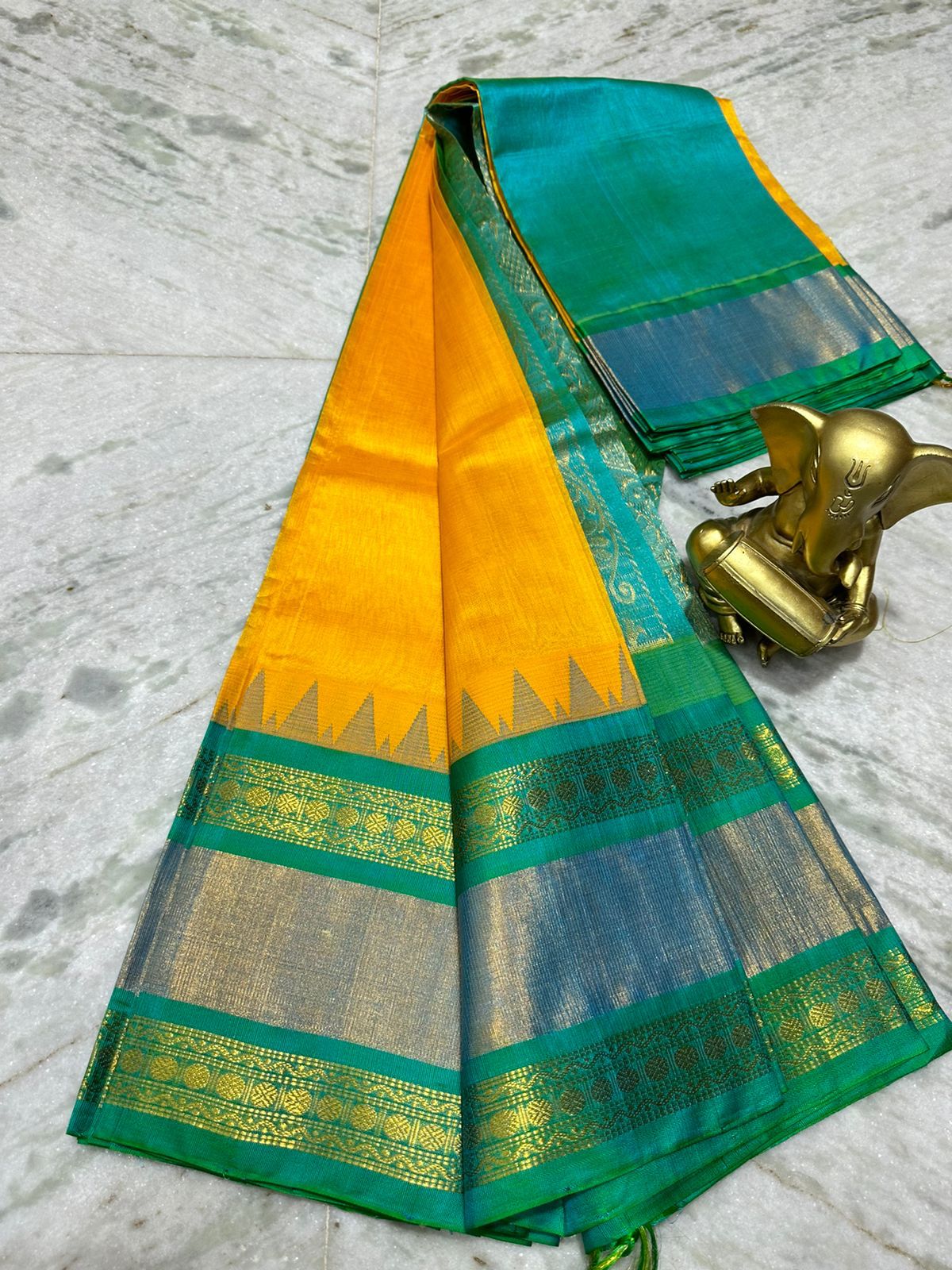 Mangalagiri pure kuppatam pattu silk cotton saree