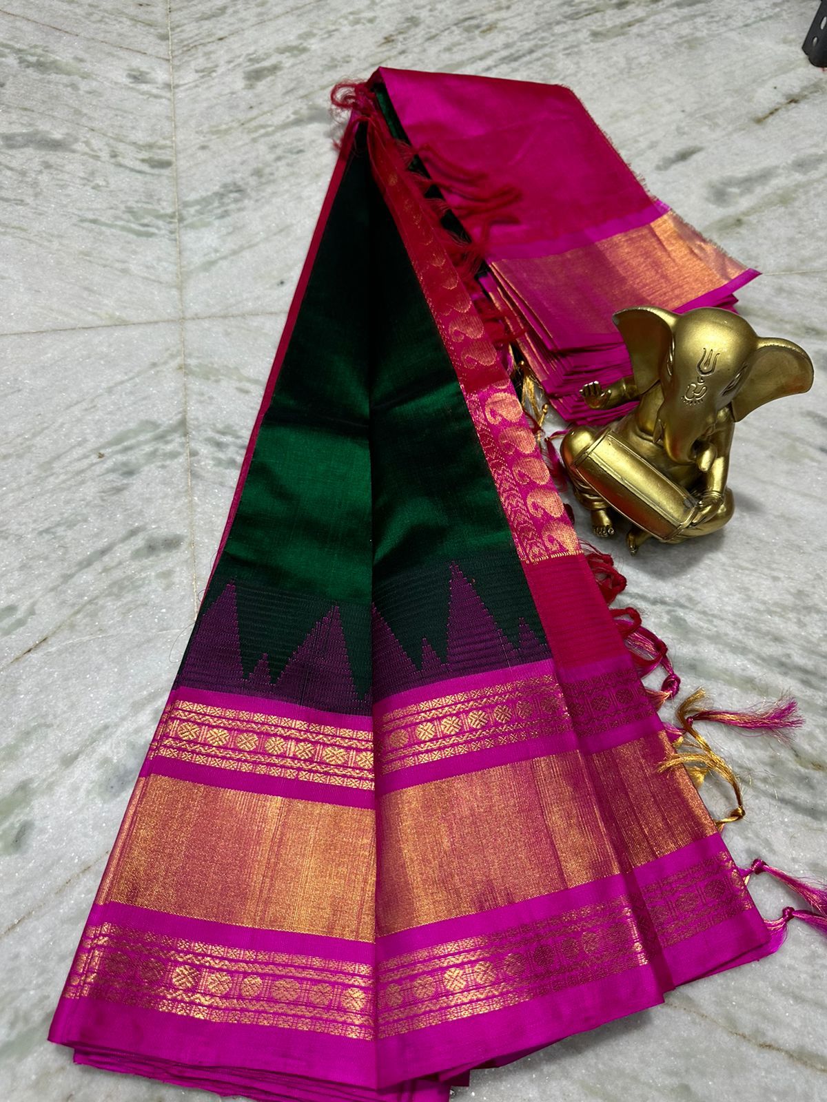 Mangalagiri pure kuppatam pattu silk cotton saree