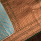 Mulberry silk with copper banarasi saree