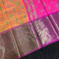 Patola power loom soft silk rich and classy kanchi border saree - Vannamayil Fashions