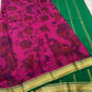 Printed pure mysore crepe silk saree
