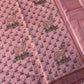 Printed semi tussar silk saree