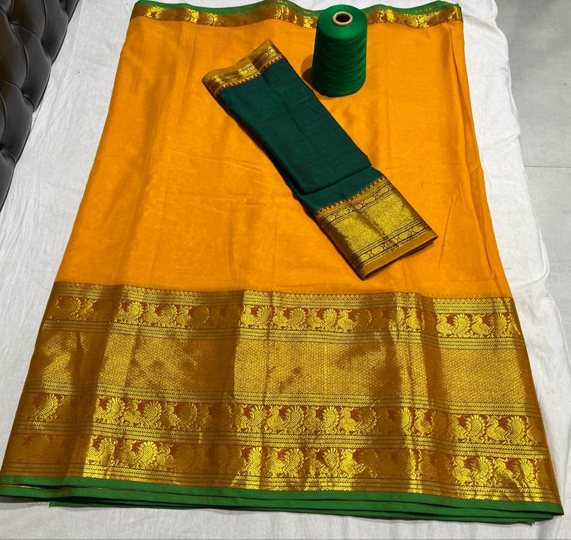 Pure handloom narayanpet cotton lehenga