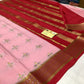 Pure mysore crepe silk 100 grm thickness saree