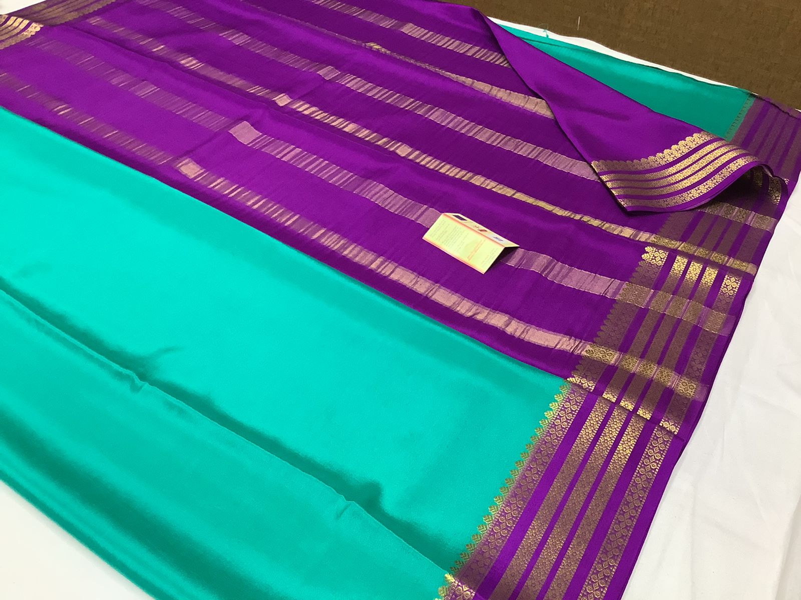 Pure mysore crepe silk saree