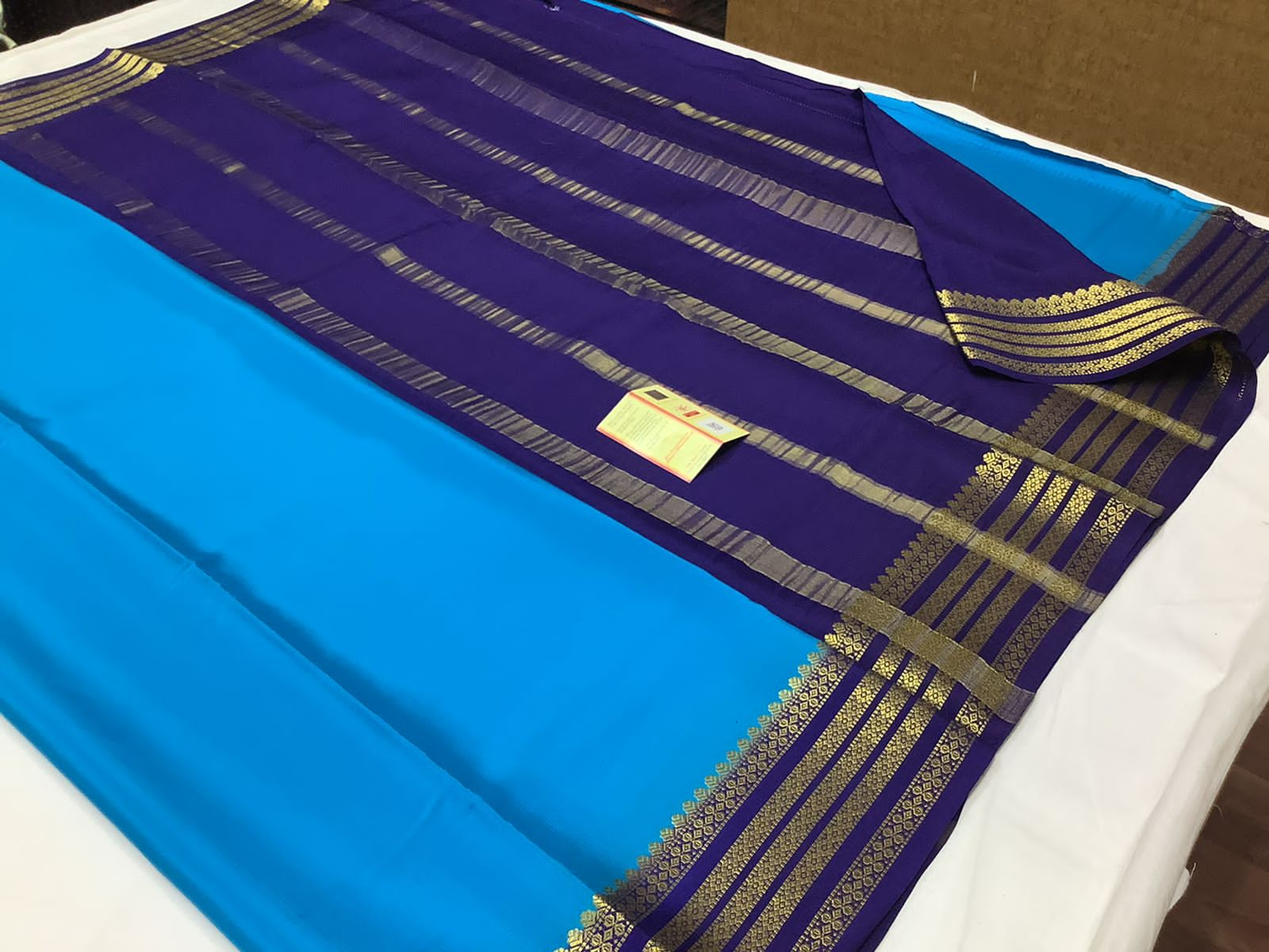 Pure mysore crepe silk saree