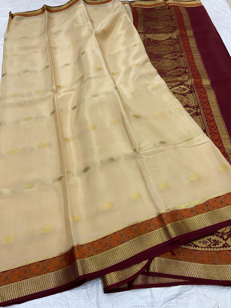 🤩Pure Mysore silk sarees 🤩 120 grm thickness Price ₹ 10700 Silk mark  certified Free shipping in India 🇮🇳 💖Exclusive K... | Instagram