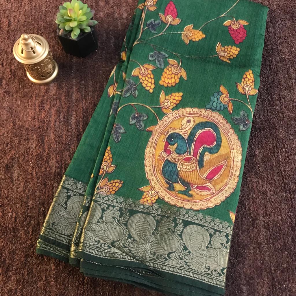 Purely handwoven munga banarasi silk saree