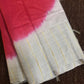 Purely handwoven tie and dye bhagalpuri tussar silk saree