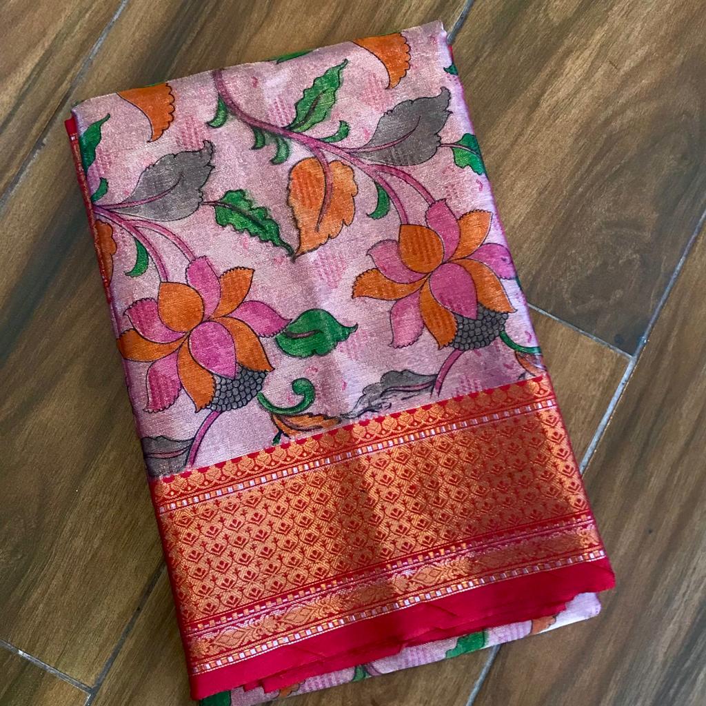 Pochampally With Paithani Border Double Ikat Yellow Silk Saree | Kankatala