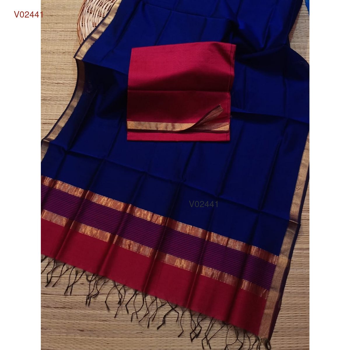 Maheshwari handloom kurta dupatta set's - Vannamayil Fashions